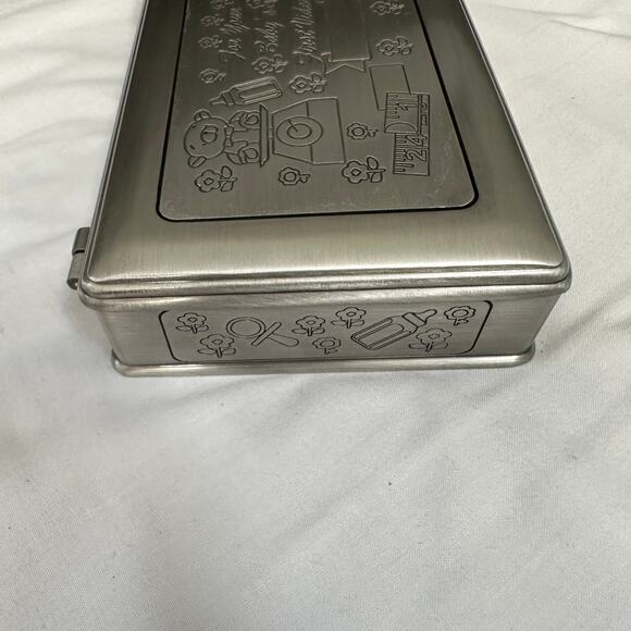 Vintage Baby’s First Video Metal Keepsake Box VHS Holder - Picture 5 of 5